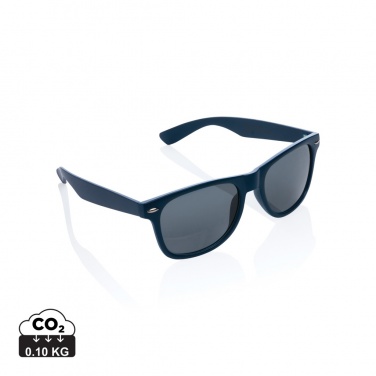 Logotrade promotional merchandise picture of: GRS recycled PC plastic sunglasses