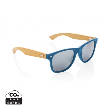 Logotrade advertising products photo of: Bamboo and RCS recycled plastic sunglasses