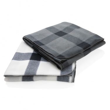 Logotrade promotional giveaway picture of: Soft plaid fleece blanket