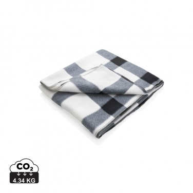 Logotrade promotional gift picture of: Soft plaid fleece blanket