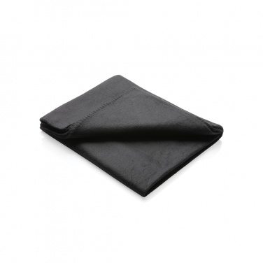 Logo trade promotional merchandise image of: Fleece blanket in pouch