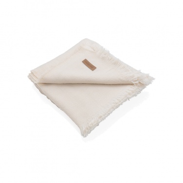 Logo trade corporate gifts image of: Ukiyo Aware™ Polylana® woven blanket 130x150cm