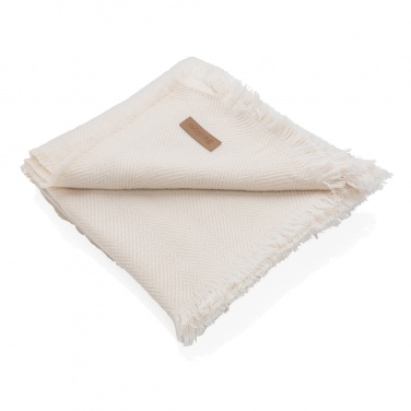 Logo trade business gift photo of: Ukiyo Aware™ Polylana® woven blanket 130x150cm