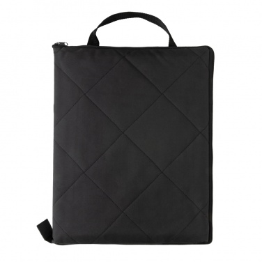 Logo trade business gift photo of: Impact Aware™ RPET foldable quilted picnic blanket