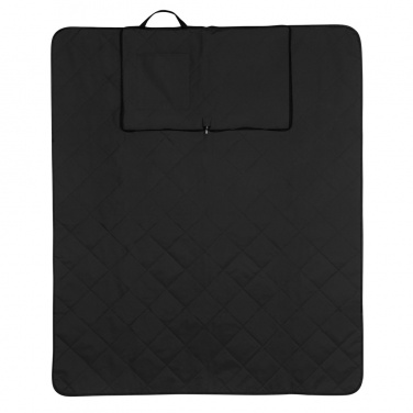 Logo trade promotional gift photo of: Impact Aware™ RPET foldable quilted picnic blanket