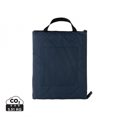 Logo trade promotional merchandise image of: Impact Aware™ RPET foldable quilted picnic blanket