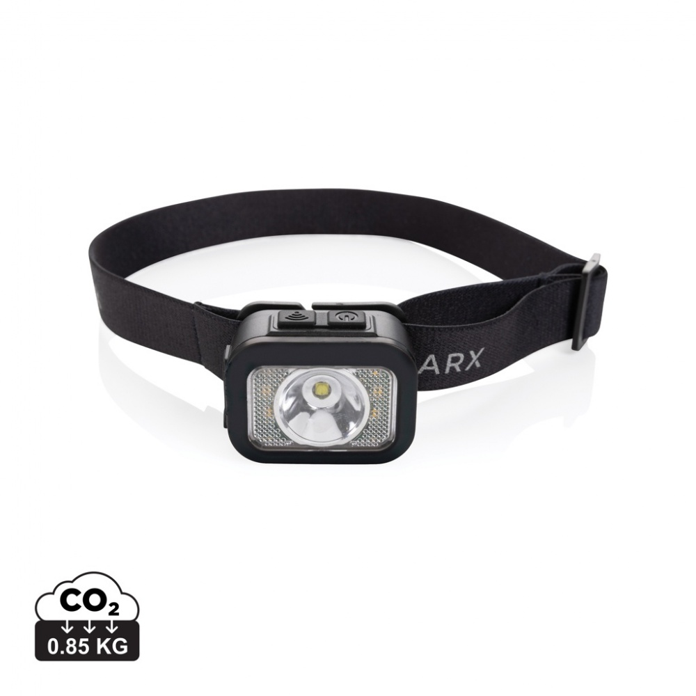 Logo trade promotional gifts picture of: Gear X RCS rPlastic heavy duty head torch