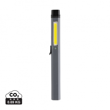 Logo trade promotional gifts picture of: Gear X RCS recycled plastic USB rechargeable pen light