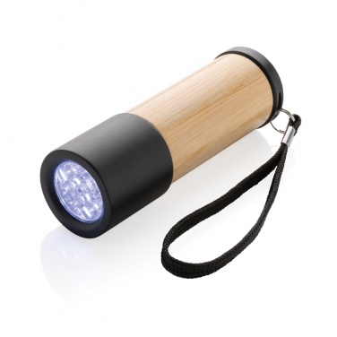 Logo trade promotional merchandise image of: Bamboo and RCS certfied recycled plastic torch