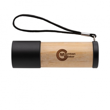 Logo trade corporate gifts picture of: Bamboo and RCS certfied recycled plastic torch