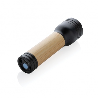 Logotrade corporate gift picture of: Lucid 1W RCS certified recycled plastic & bamboo torch