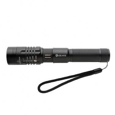 Logotrade advertising products photo of: Gear X USB re-chargeable torch