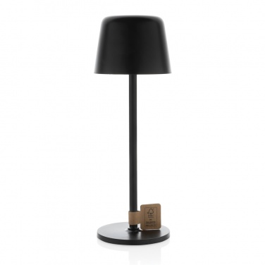 Logotrade promotional product image of: Zenic RCS recycled plastic USB re-chargable table lamp