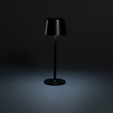 Logo trade business gift photo of: Zenic RCS recycled plastic USB re-chargable table lamp