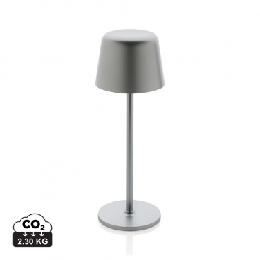 Logo trade promotional items picture of: Zenic RCS recycled plastic USB re-chargable table lamp