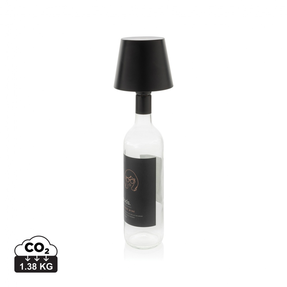 Logotrade promotional item picture of: BottleGlow RCS recycled plastic bottle lamp