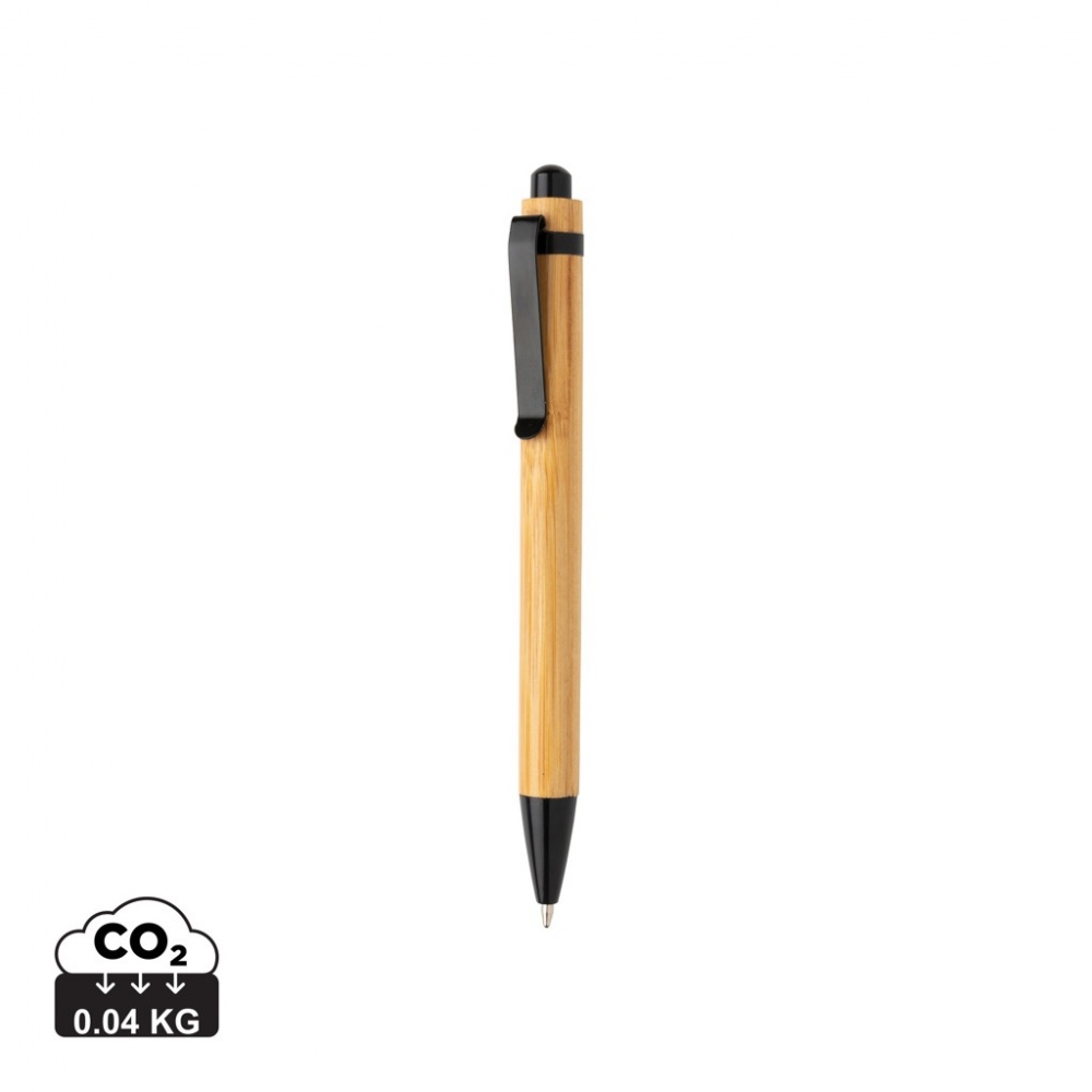 Logo trade promotional giveaway photo of: Bamboo pen