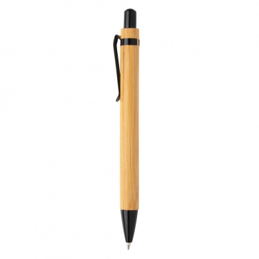 Logo trade promotional giveaways picture of: Bamboo pen