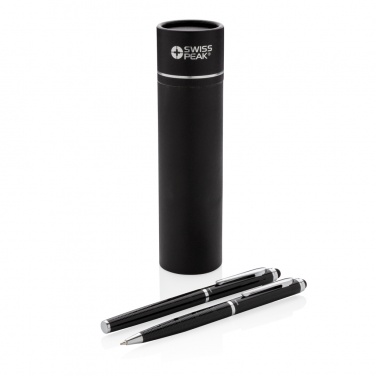 Logo trade advertising products image of: Swiss Peak deluxe pen set