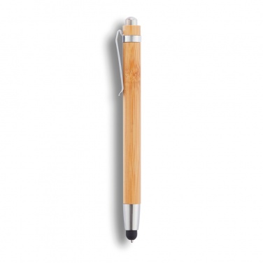 Logo trade promotional gifts image of: Bamboo stylus pen