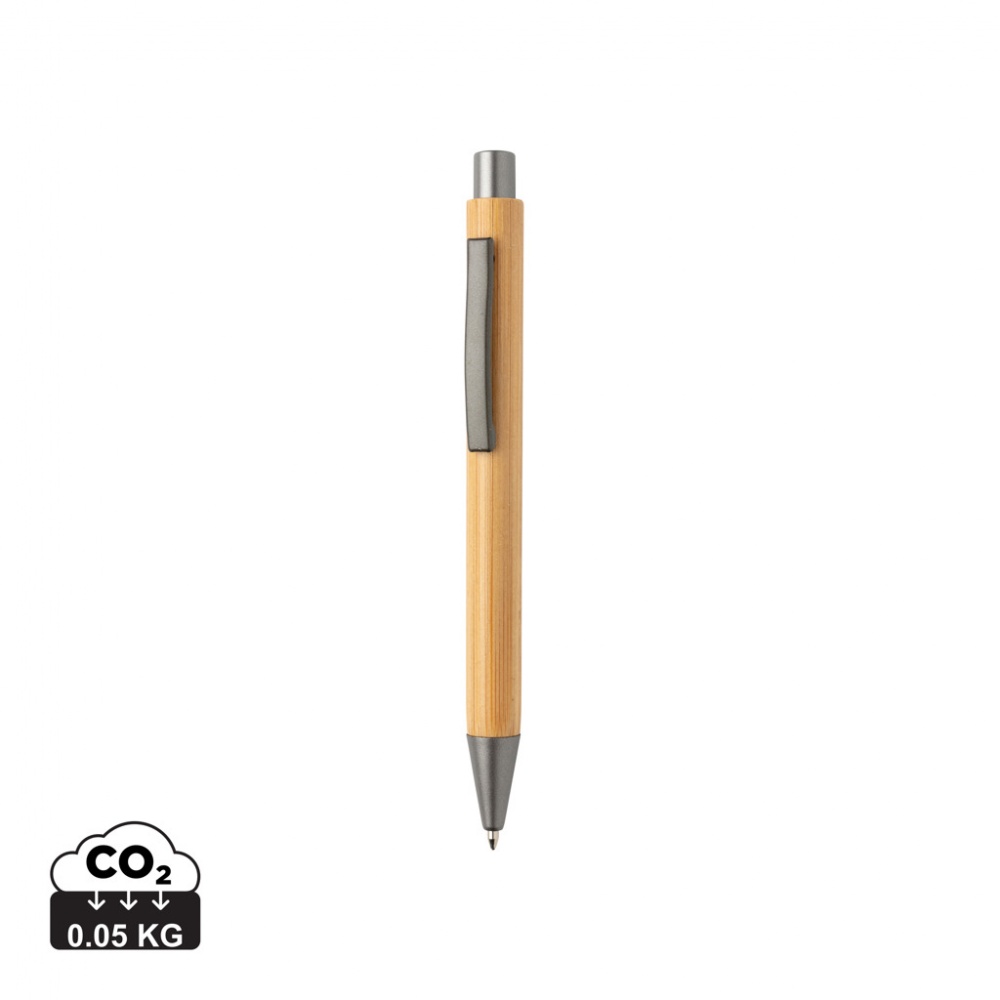 Logo trade corporate gifts picture of: Slim design bamboo pen