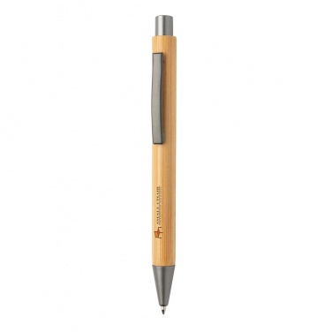 Logotrade corporate gift picture of: Slim design bamboo pen