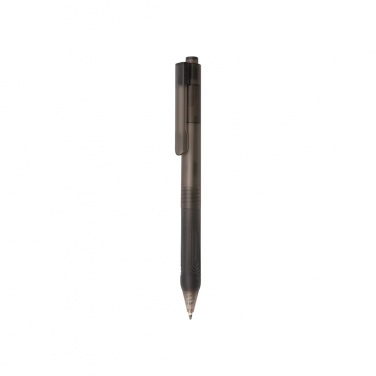 Logotrade corporate gift image of: X9 frosted pen with silicone grip