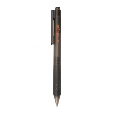 Logotrade advertising product image of: X9 frosted pen with silicone grip