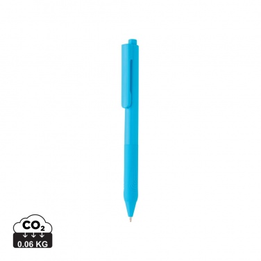 Logotrade promotional gift picture of: X9 solid pen with silicone grip