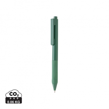 Logotrade promotional products photo of: X9 solid pen with silicone grip