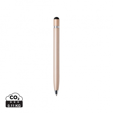 Logo trade promotional giveaways picture of: Simplistic metal pen