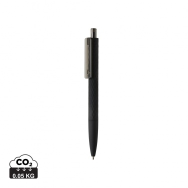 Logo trade corporate gift photo of: X3 black smooth touch pen