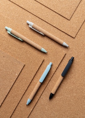 Logo trade promotional products picture of: Write wheatstraw and cork pen