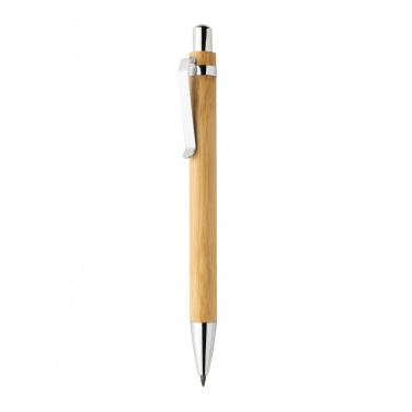 Logo trade promotional products image of: Pynn bamboo infinity pen