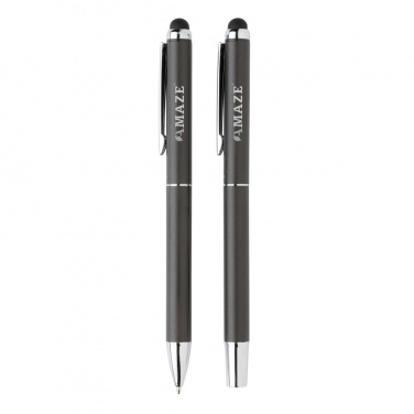 Logotrade promotional merchandise image of: Swiss Peak deluxe pen set in PU pouch