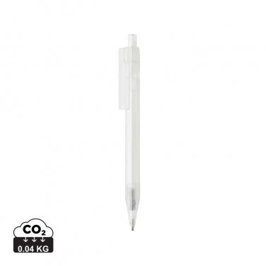 Logo trade corporate gift photo of: GRS RPET X8 transparent pen