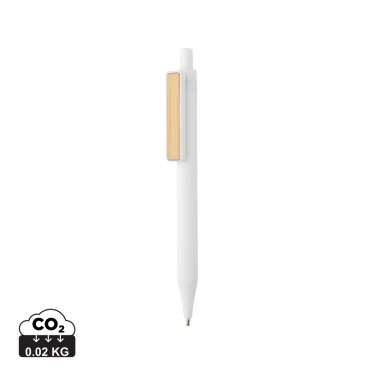 Logo trade promotional merchandise picture of: GRS RABS pen with bamboo clip