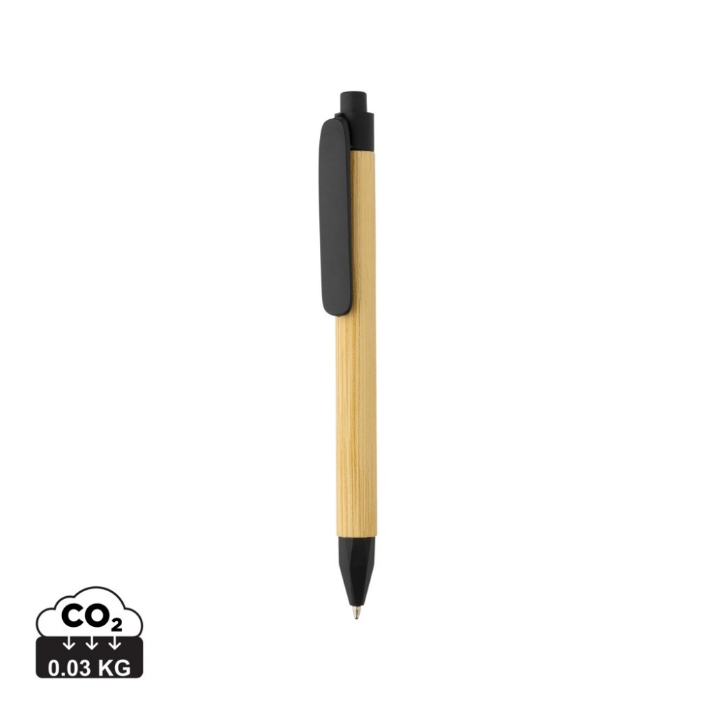 Logo trade corporate gifts picture of: Write responsible recycled paper barrel pen