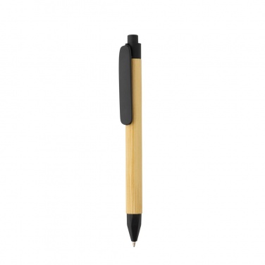 Logo trade promotional items picture of: Write responsible recycled paper barrel pen