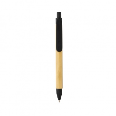 Logo trade business gift photo of: Write responsible recycled paper barrel pen