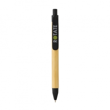 Logotrade promotional giveaways photo of: Write responsible recycled paper barrel pen