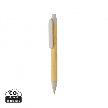 Logotrade promotional gift picture of: Write responsible recycled paper barrel pen