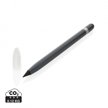 Logo trade corporate gifts image of: Aluminum inkless pen with eraser