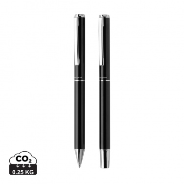 Logotrade promotional giveaways photo of: Swiss Peak Cedar RCS certified recycled aluminum pen set