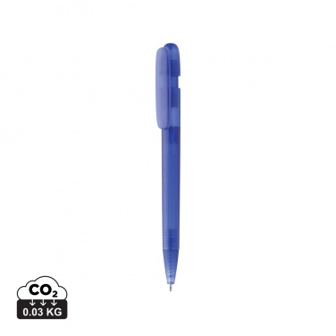 Logo trade promotional gifts picture of: Devin GRS certified RABS pen transparent