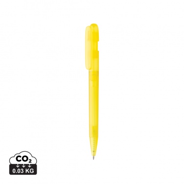 Logotrade promotional giveaways photo of: Devin GRS certified RABS pen transparent