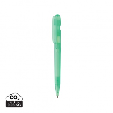 Logo trade business gifts image of: Devin GRS certified RABS pen transparent