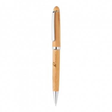 Logo trade promotional item photo of: Bamboo pen in box