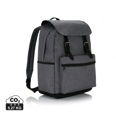 Logo trade business gift photo of: Laptop backpack with magnetic buckle straps