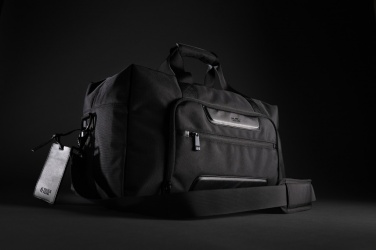 Logo trade business gift photo of: Swiss Peak AWARE™ RPET Voyager weekend bag